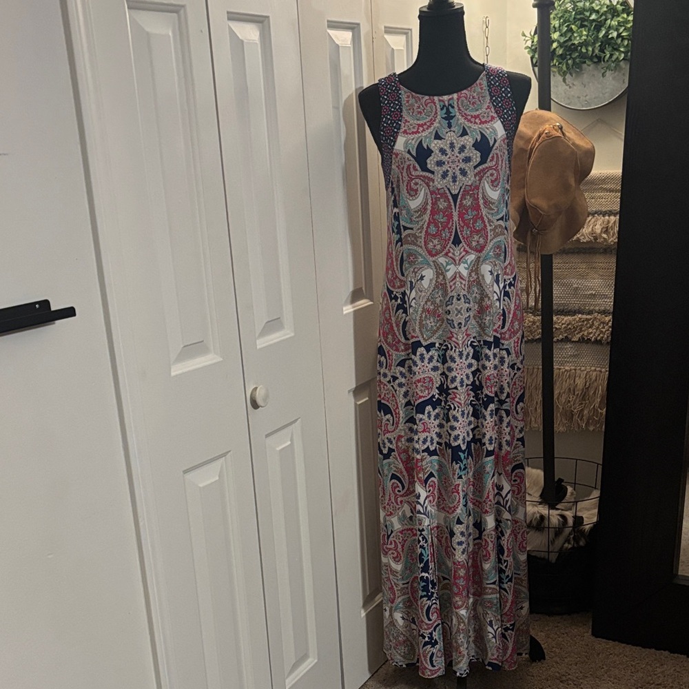 Chico's Vibrant Paisley Maxi Dress